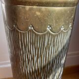 Gold metal umbrella stand