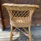 Rattan children's chair