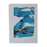 ZAO Wou-Ki: The Abyss, Woodcut