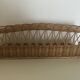 Mini Wicker shelf and wood