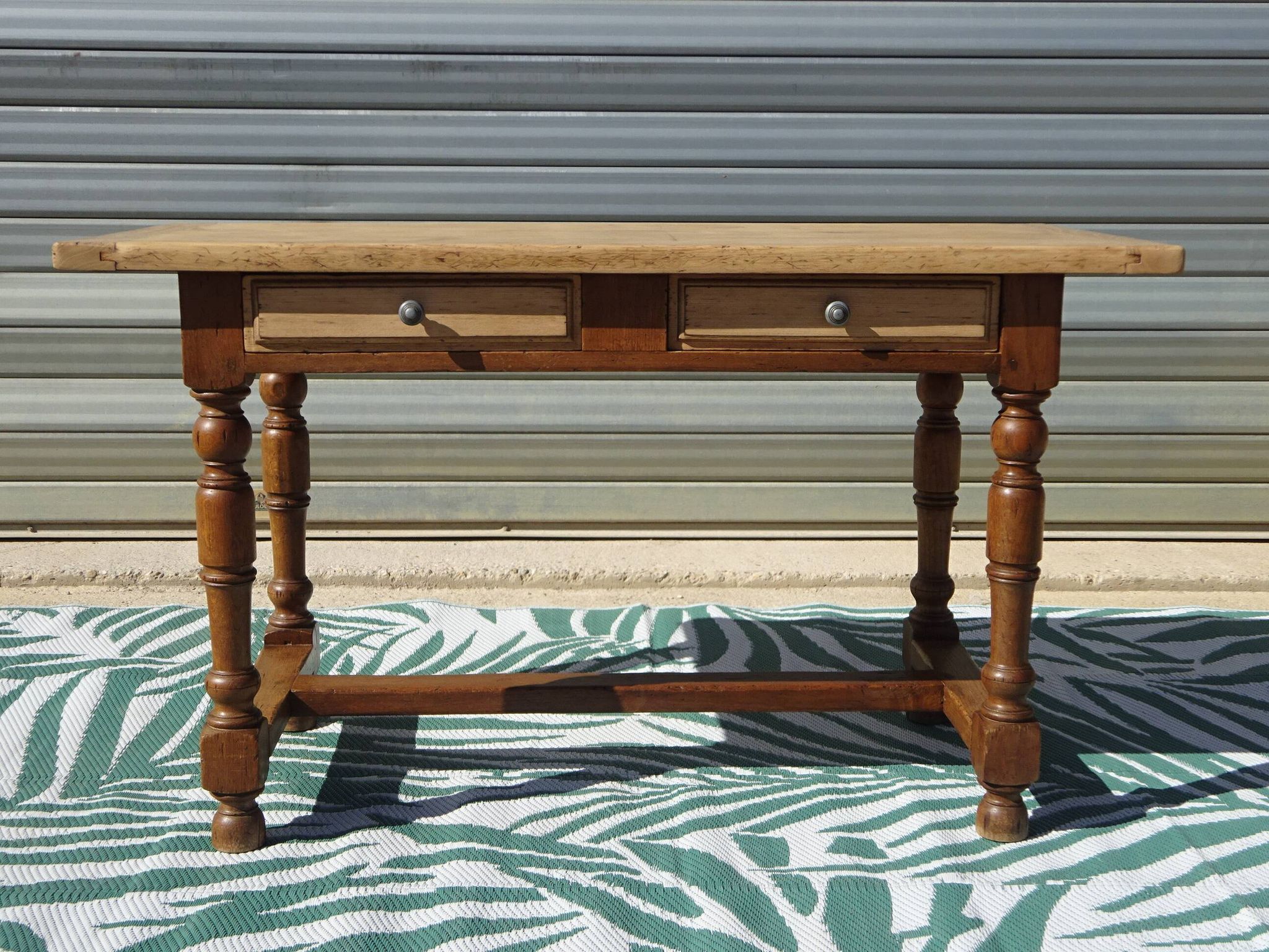 Table bureau en chêne masssif