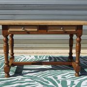 Table bureau en chêne masssif
