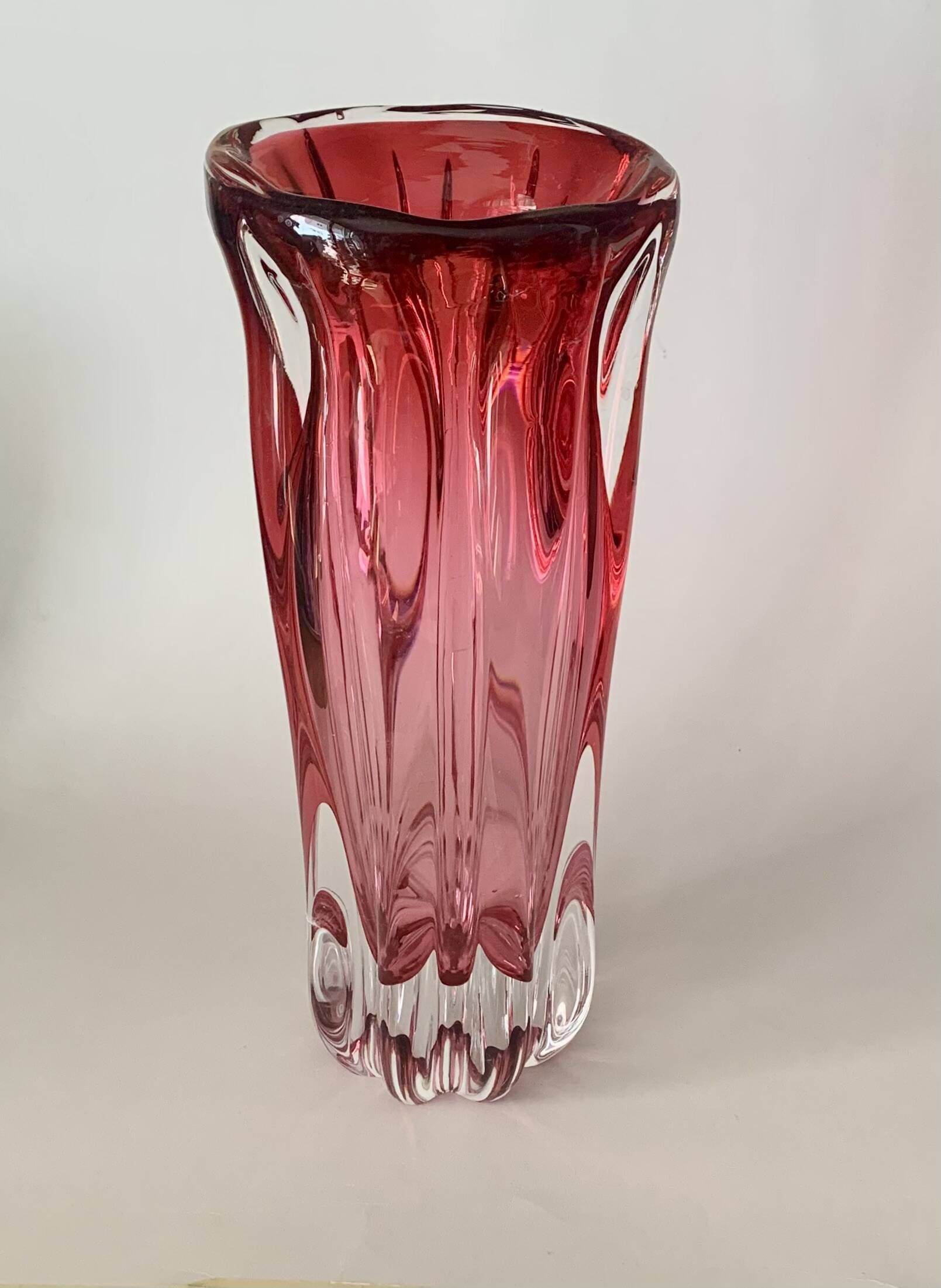 Vase designed by josef hospodek from the czechoslovakian chribska factory.