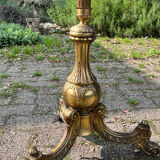Old bronze floor lamp foot