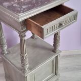 Lacquered bedside table early 20th century