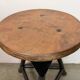 Black Industrial Workshop Swivel Stool, 1960s