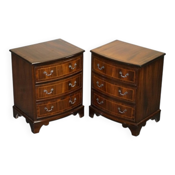 Tables de Chevet Vintage, Royaume-Uni, Set de 2