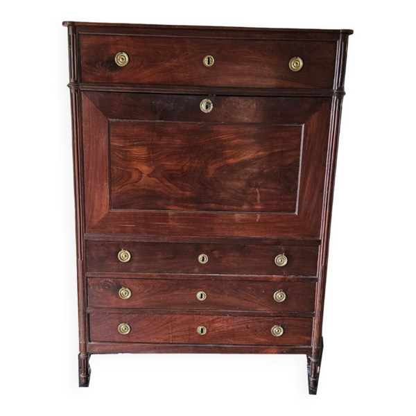 Secretaire louis XVI en acajou
