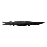 Crocodile carved in ebony wood
