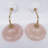 Swan neck and Clichy glass wall lights