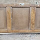 Antique mirror - triptych shelf in Burmese teak