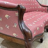 Napoleon III mahogany sofa