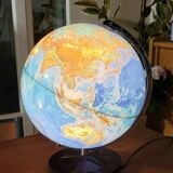 World map Luminous terrestrial globe Columbus - Duplex - vintage