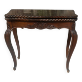 Table à jeux de style Louis XV, XIXème siècle