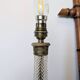 Cut crystal lamp with a gilded bronze mount, early 20th century.