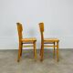 Paire de chaises bistrot Thonet, bois, années 60