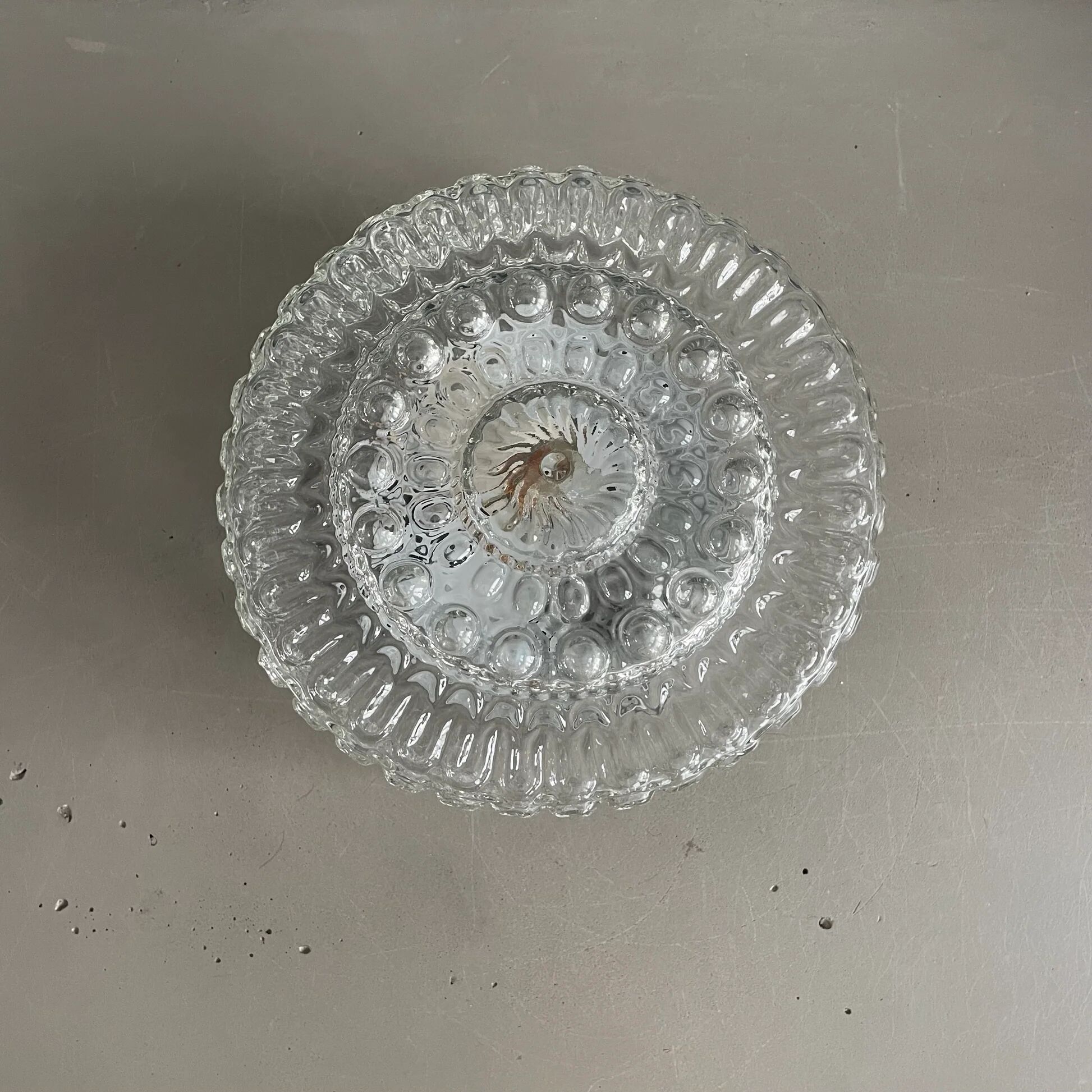 Ceiling light or moulded glass wall light