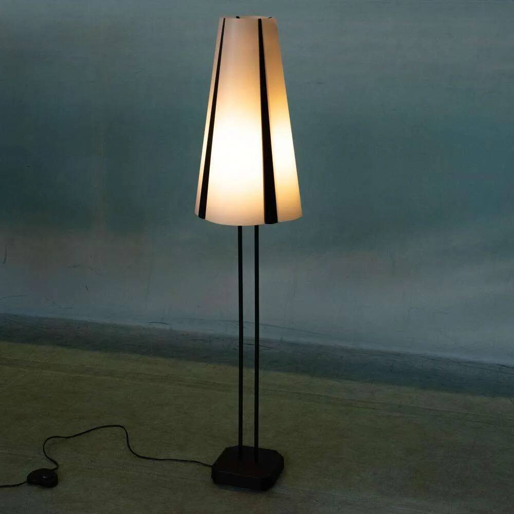 1980s IKEA floor lamp, Memphis Vistofta large floor lamp.