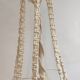Lámpara de techo de macramé. Spain, 1980s.