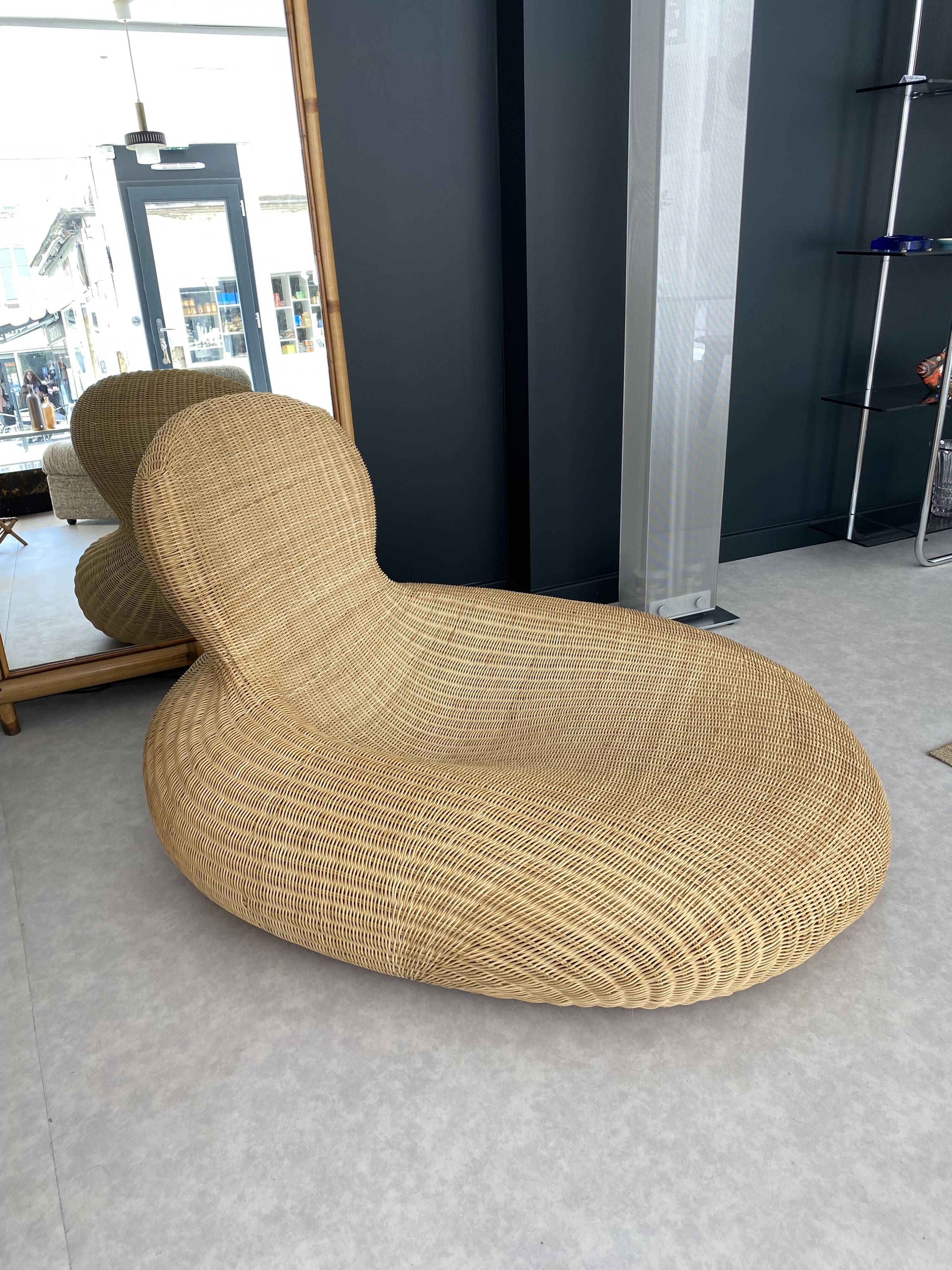 Storvik rattan lounge chair by Carl Ojerstam, 2000s