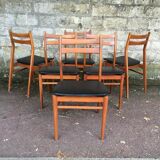 Suite de 6 chaises style scandinave