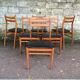 Suite de 6 chaises style scandinave