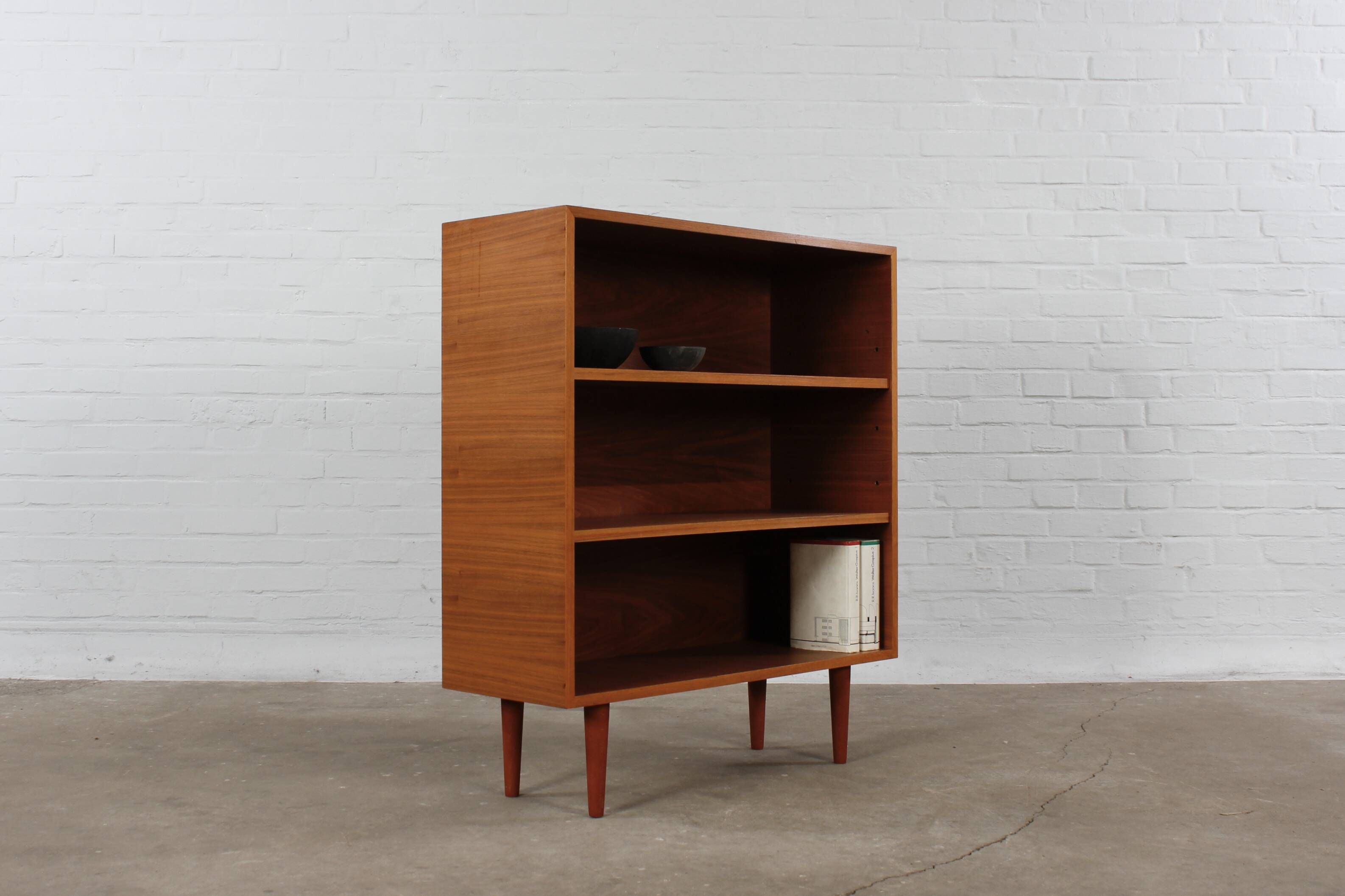 Vintage teak bookcase sideboard 60s 70s