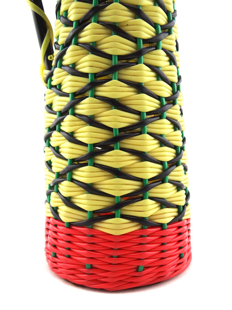 Bouteille scoubidou jaune