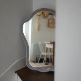 Wooden shell mirror 69x52cm