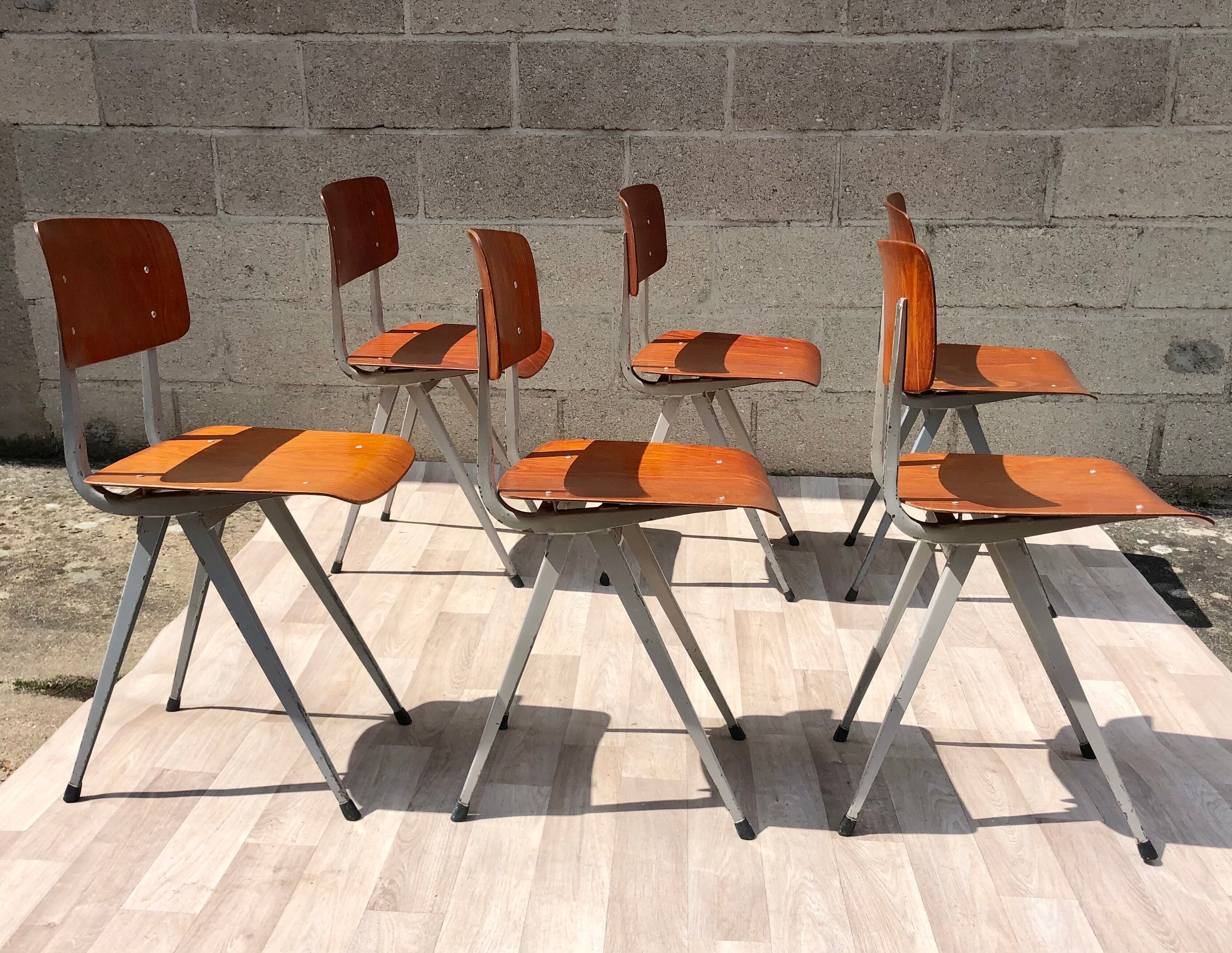 6 vintage chairs Result Friso Kramer