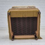 1960s, Danish lounge chair, green furniture velour, original condition.