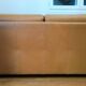 Camel leather sofa
