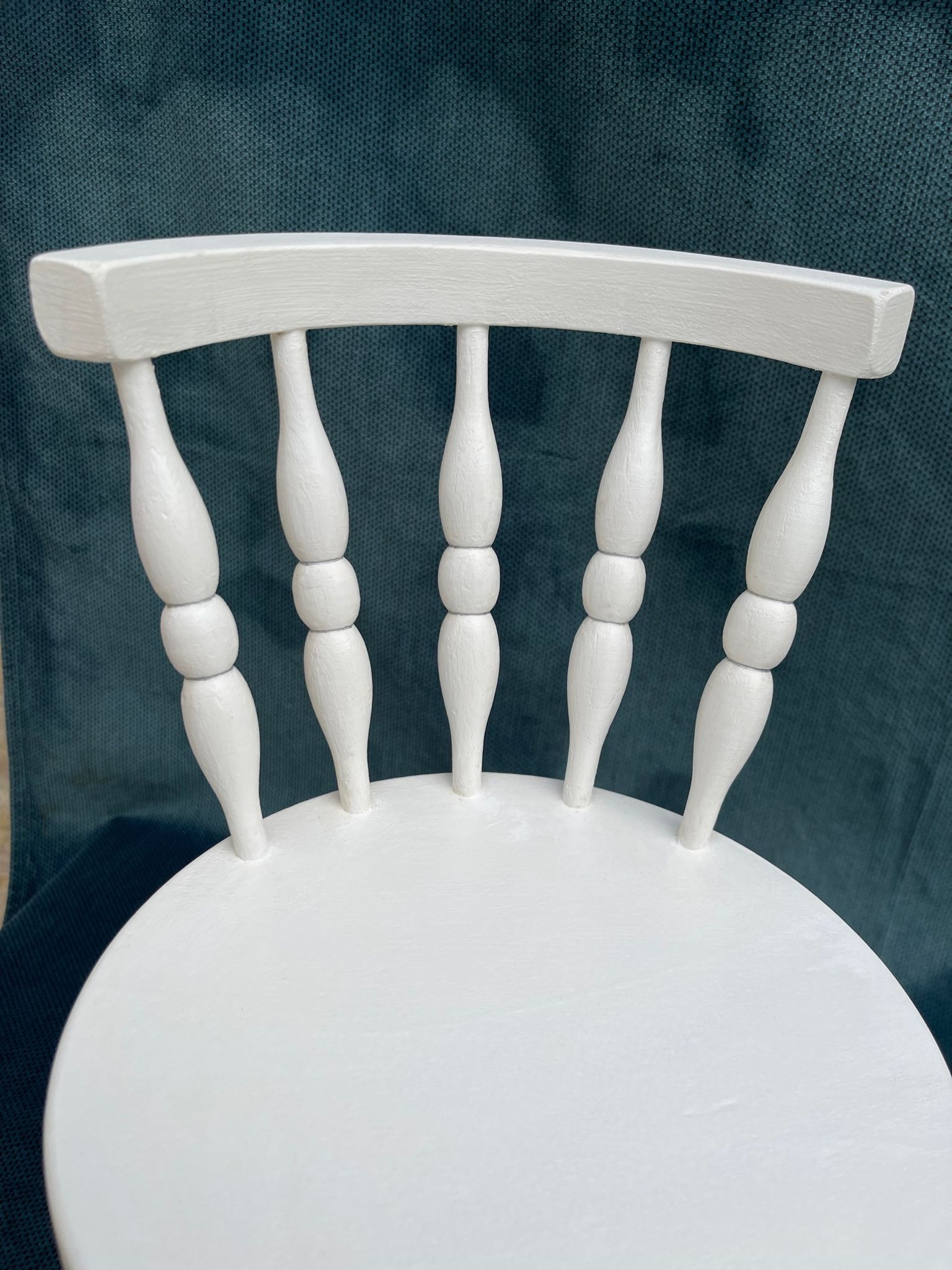 Chaise enfant bois tourné