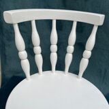 Turned wood children's chair