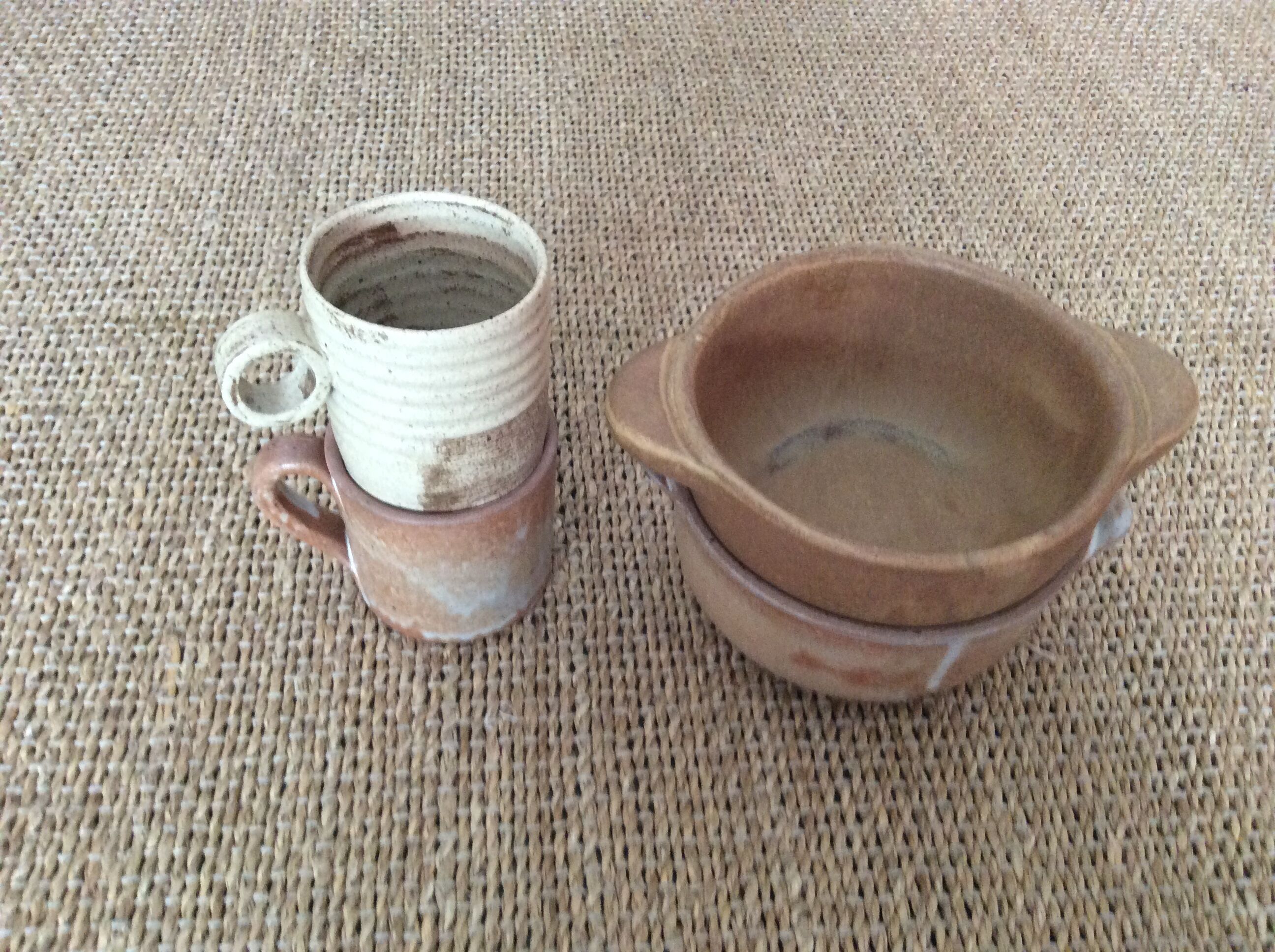Set de tasses et bols en grès