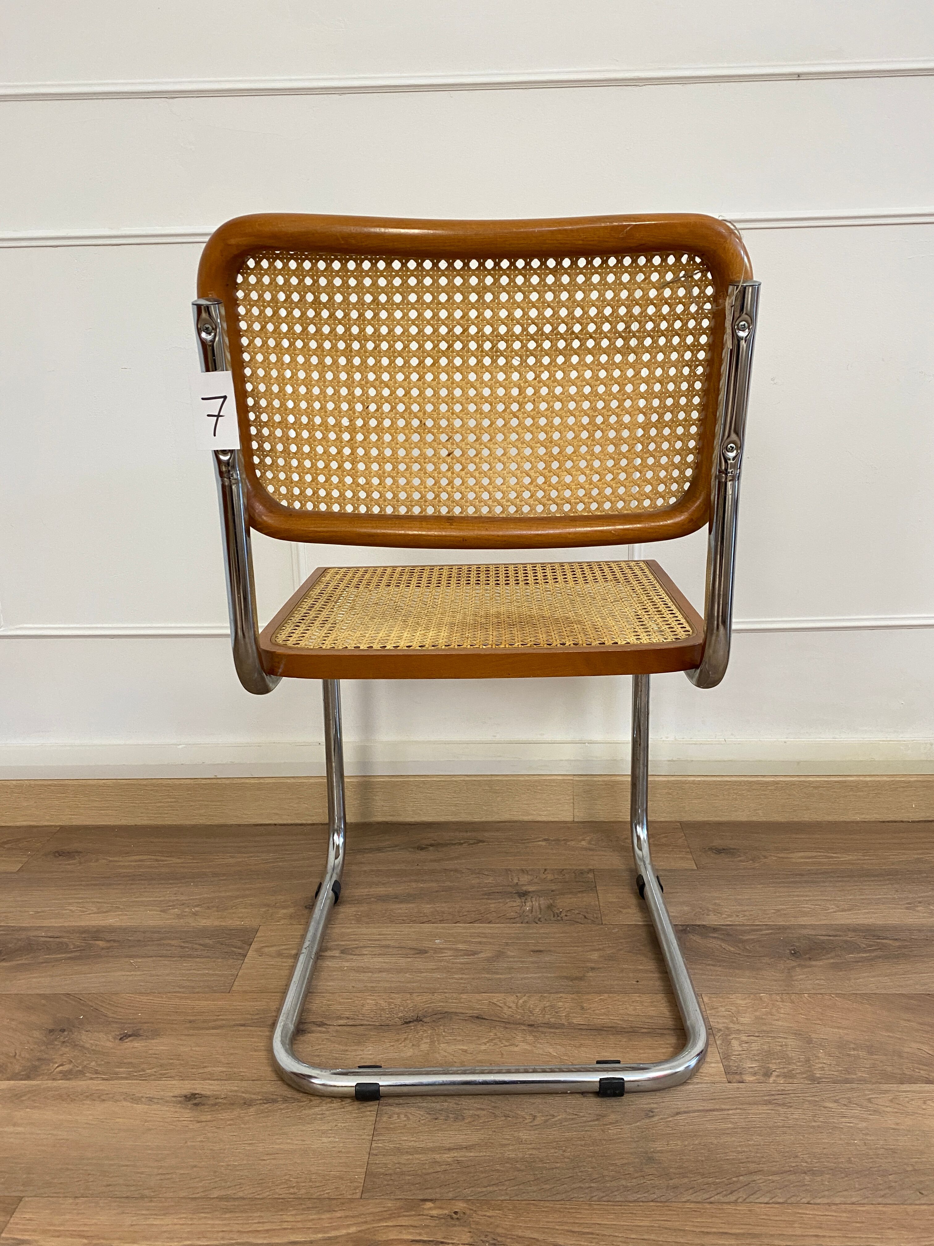 2 Cesca B32 chairs by Marcel Breuer