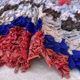 Moroccan carpet Boucherouite colored - 98 x 170 cm