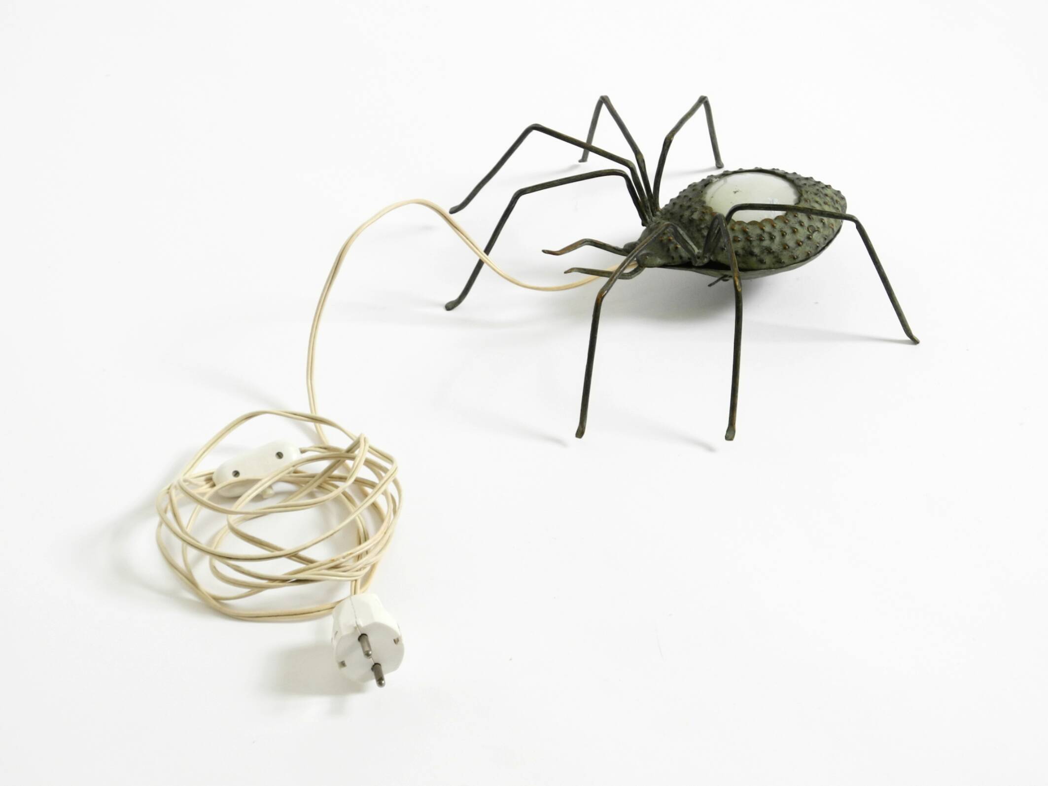 Beautiful Italian Mid Century Modern "Spider" wall lamp made of metal