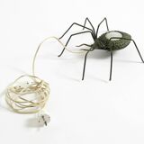 Beautiful Italian Mid Century Modern "Spider" wall lamp made of metal