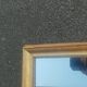 Miroir ancien en stuc doré époque xixeme