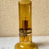 Oil lamp blown glass Hans Agne Jakobsson edition Markaryd Sweden 50s/60s