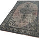 Tapis gris fait à la main turc, années 1970, 158 cm x 267 cm