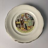 5 Digoin plates children's nursery rhymes