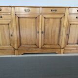 4-door sideboard in solid cherry wood - rené trotel