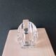 2 duck-shaped crystal salt cellars