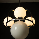 Bauhaus Chrome-plated Chandelier, 1930s