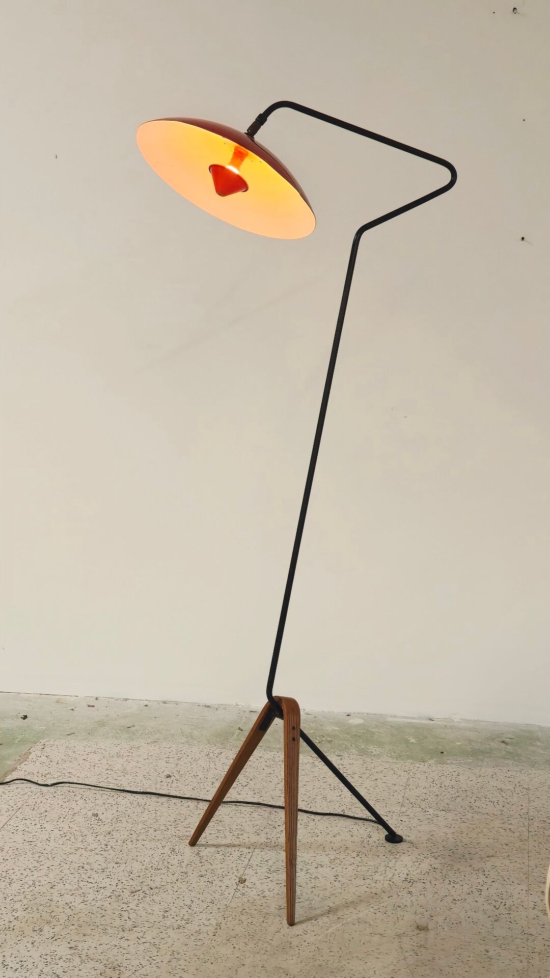 Gerard Guermonprez vintage design lamp post lamp 1950
