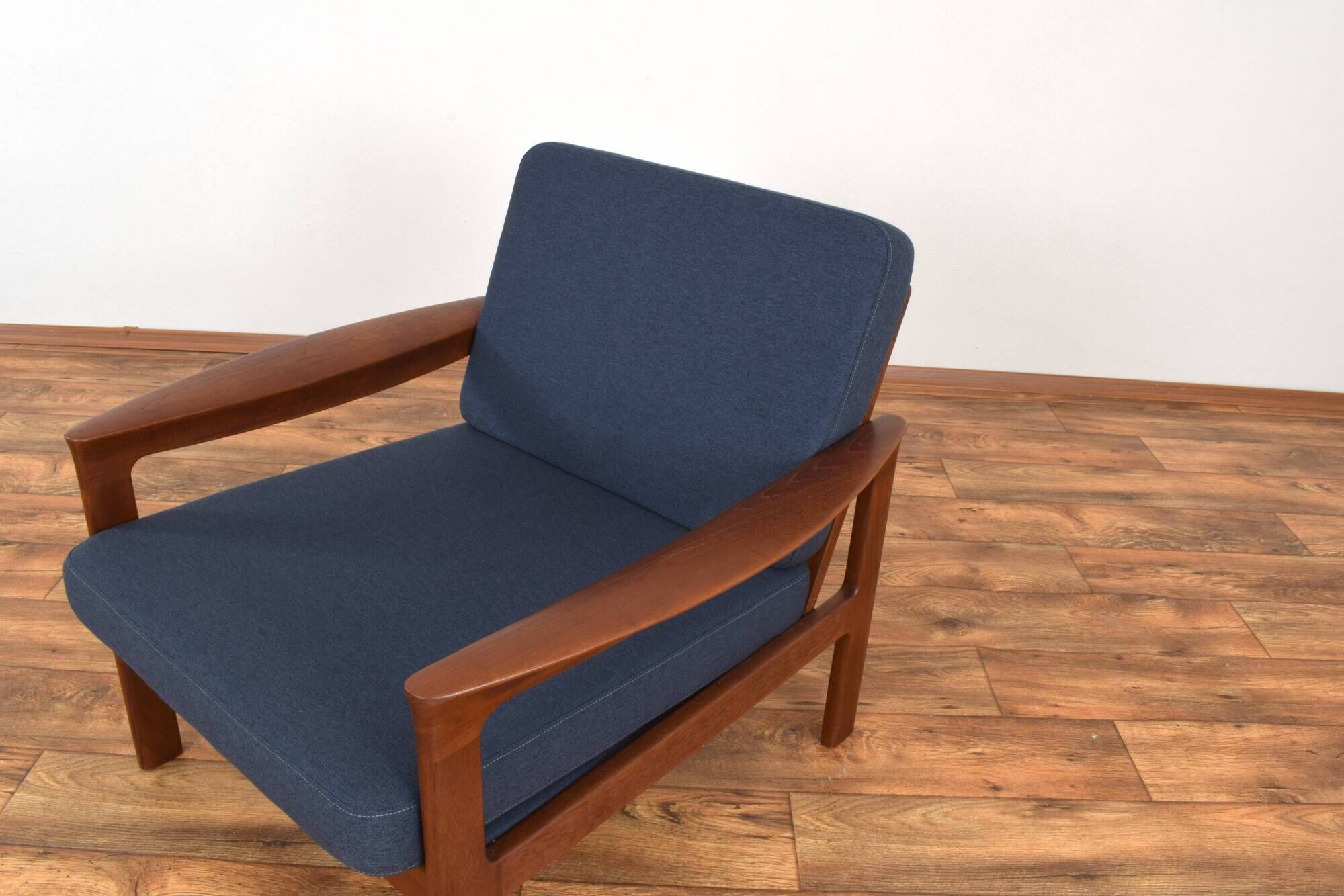 Mid-Century Danish Teak Lounge Chairs by Arne Vodder for Komfort, 1960s, Set of 2