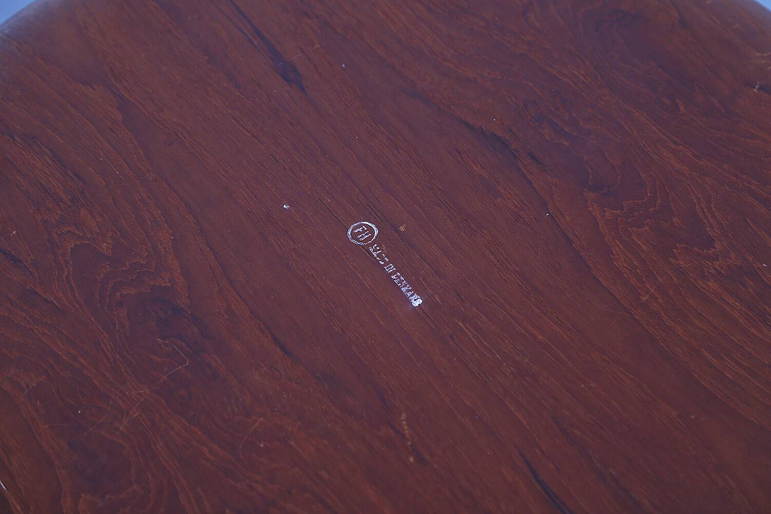 Table à plateau en teck ancienne par Willumsen & Engholm pour Fritz Hansen