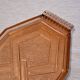 Art Deco style pink glass serving dish in very good condition.